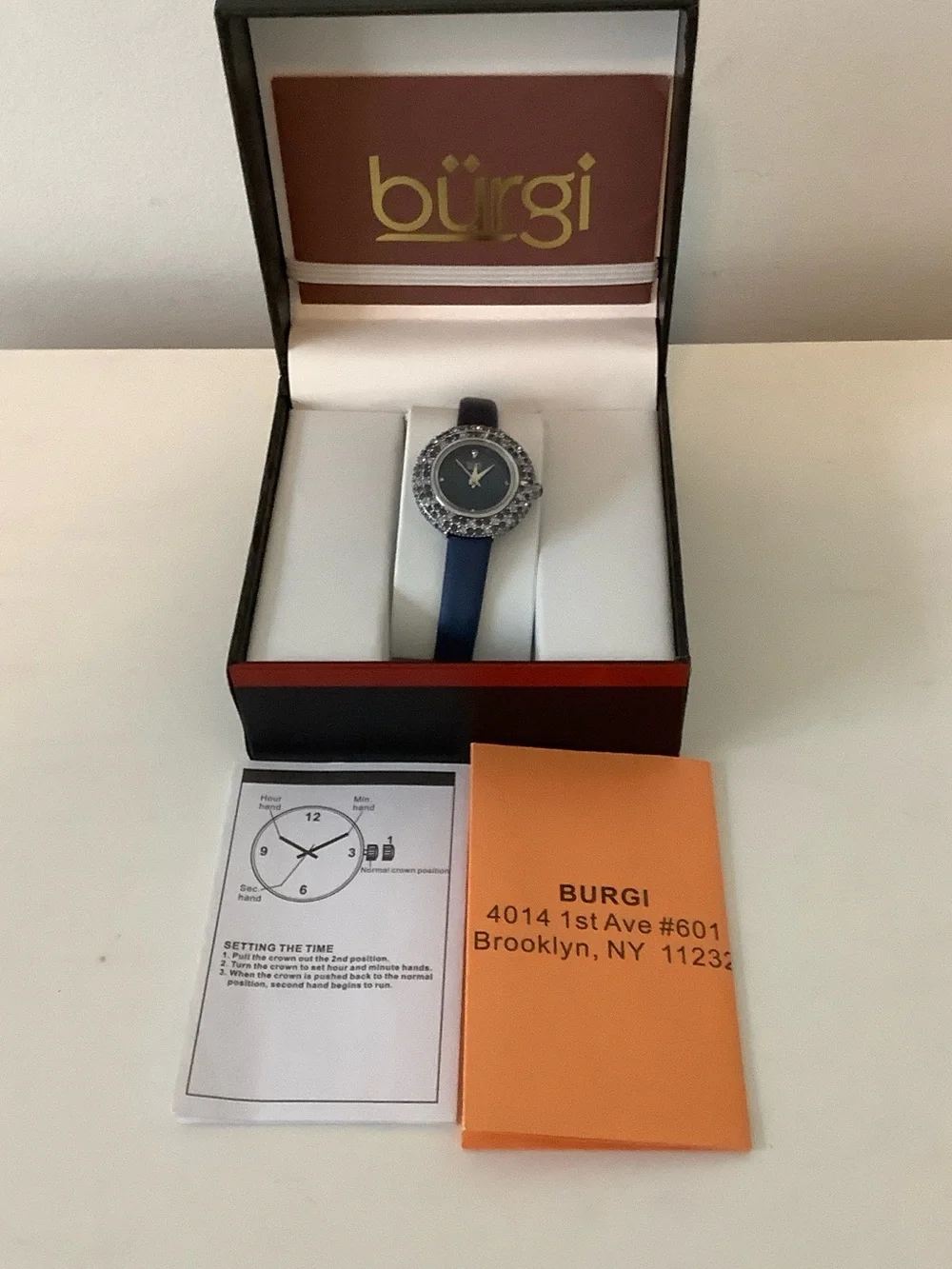Brand New Burgi original watch.